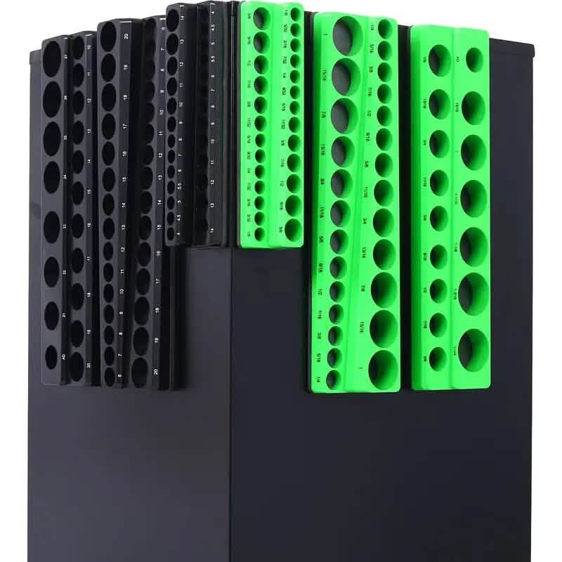 6-Piece: Magnetic Socket Organizer Set - A-1 Thread Vault