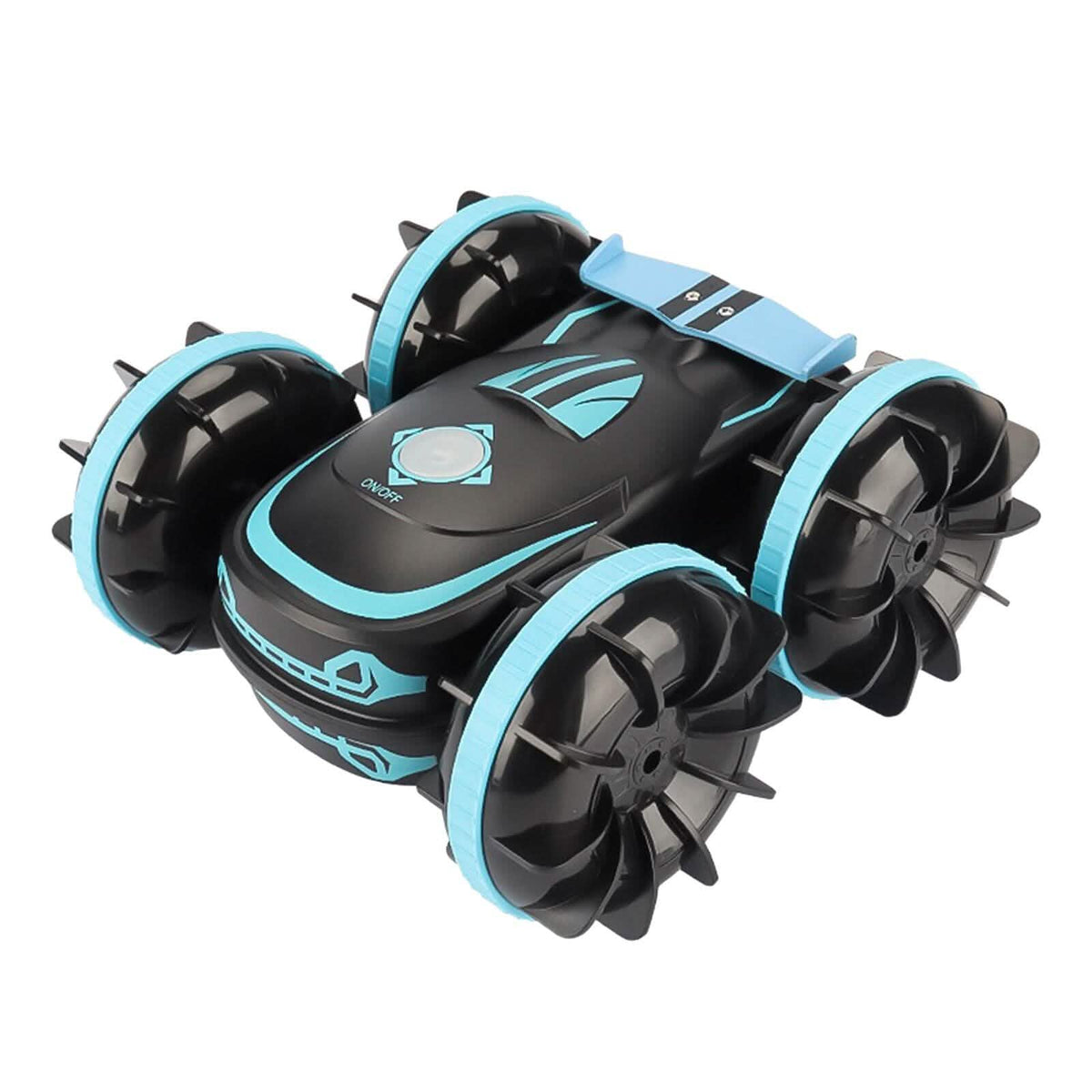 2-in-1 Amphibious RC Car Toy 4GHz 4WD Double-sided 360° Rotating Stunt Car - A-1 Thread Vault