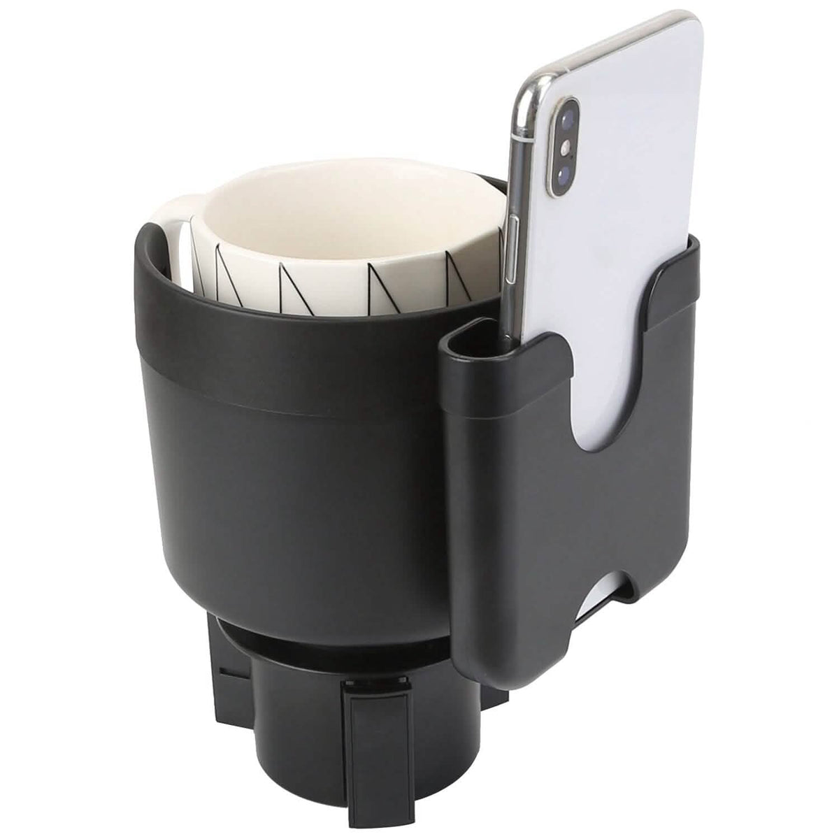 2-in-1 Car Cup Holder with Phone Holder Adjustable Base - A-1 Thread Vault