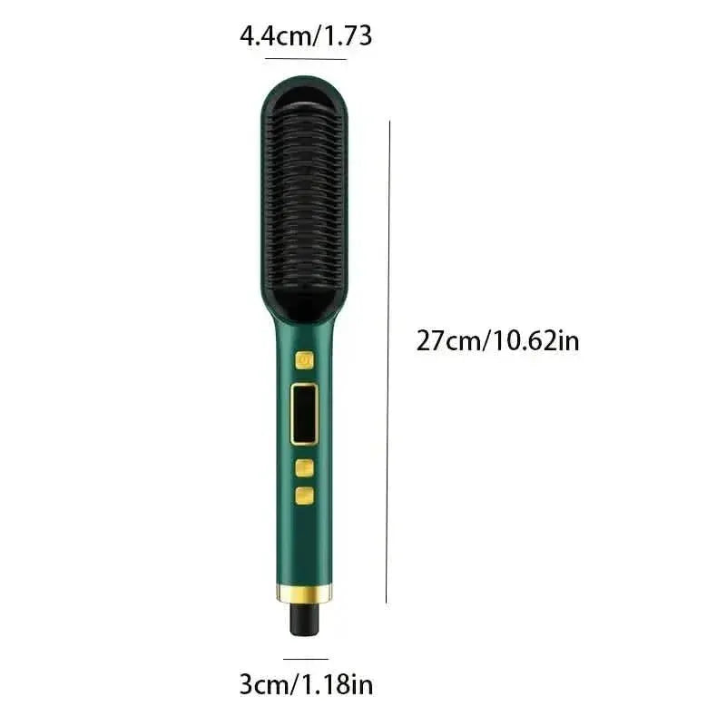 2-in-1 Electric Hair Straightener Brush Curling Comb - A-1 Thread Vault