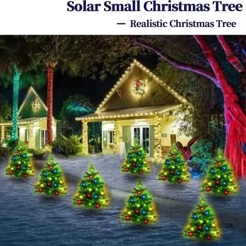 2-in-1 Solar Christmas Tree Lawn Light - A-1 Thread Vault