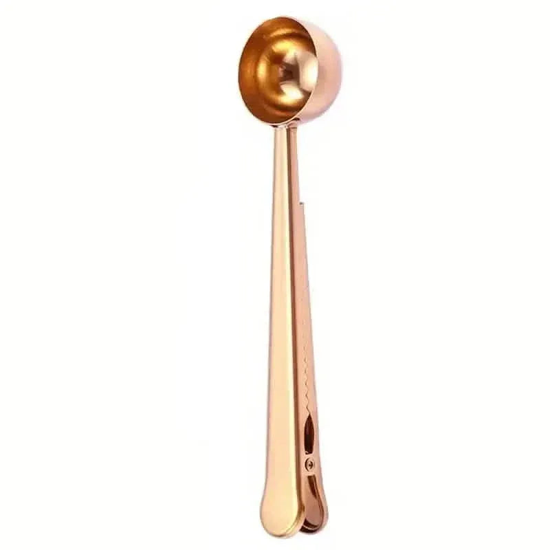2-in-1 Stainless Steel Coffee Spoon and Sealing Clip - A-1 Thread Vault
