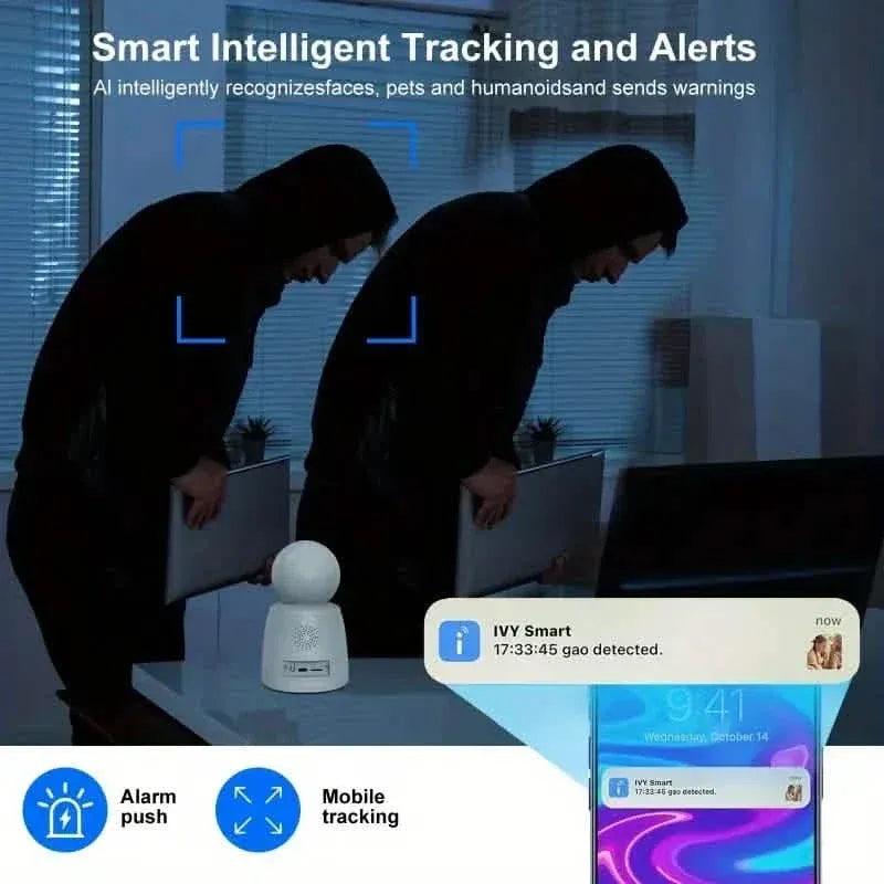 2-Pack: 2K Indoor Security Camera | 2-Way Audio & Video Call + Night Vision - A-1 Thread Vault