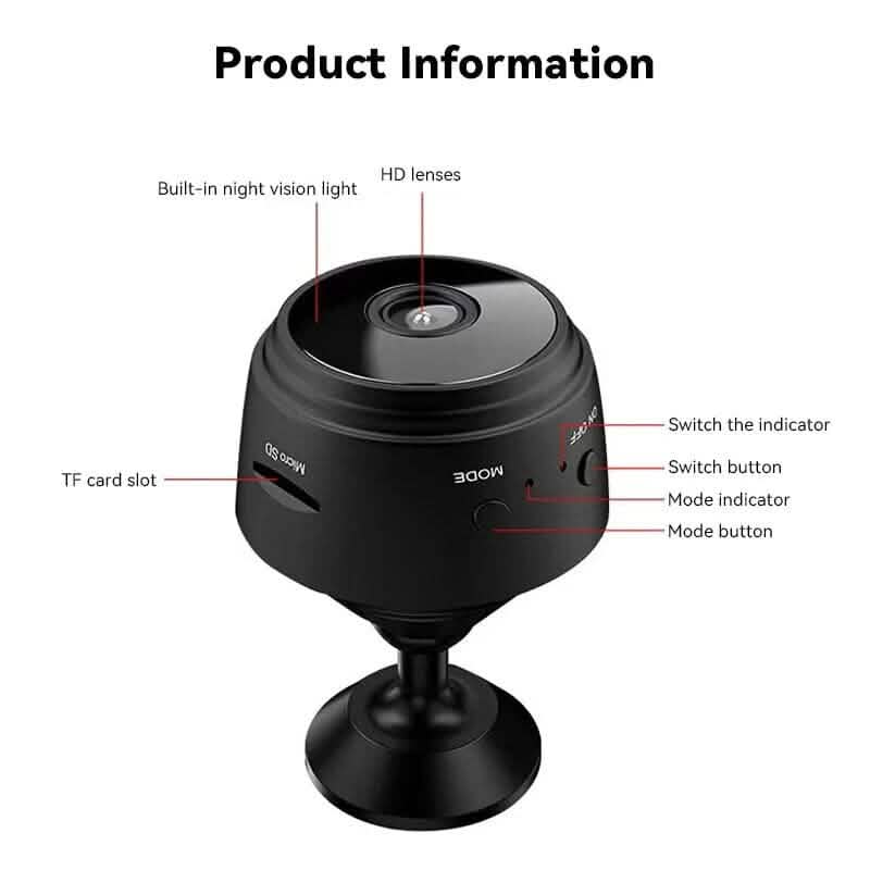 2-Pack: A9 Mini Camera HD 720P 2.4G Wifi IP Camera - A-1 Thread Vault