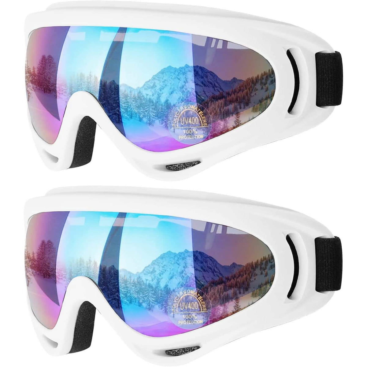 2-Pack: Anti-Scratch Dustproof Sports Goggles - A-1 Thread Vault