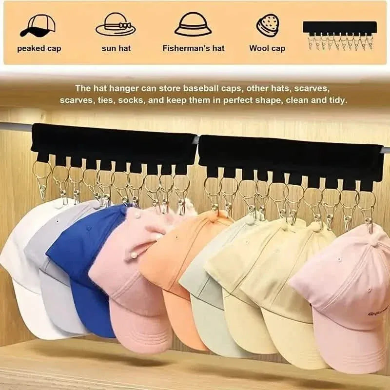 2-Pack: Baseball Cap Organizer Hanger - A-1 Thread Vault