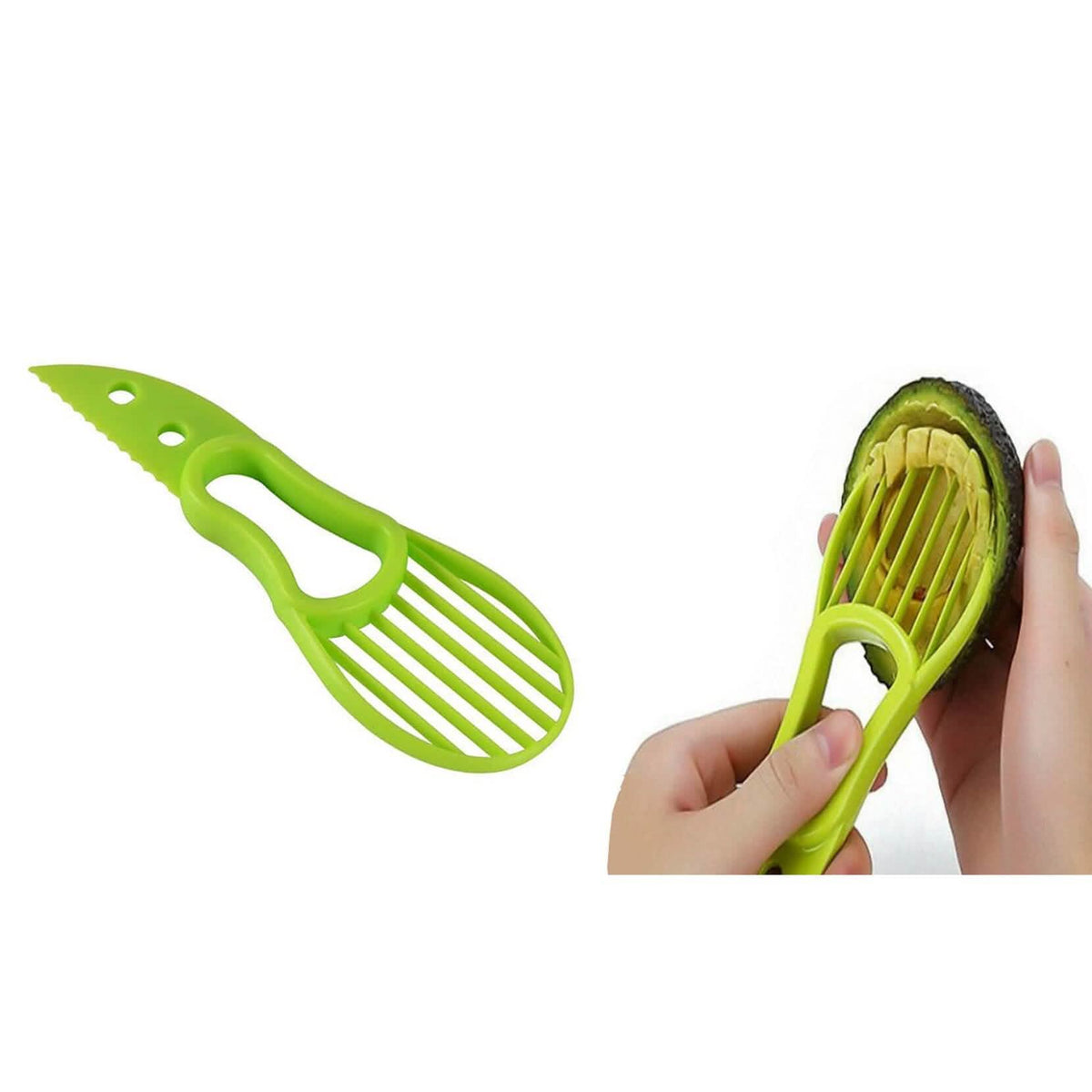2-Pack: Complete Avocado Slicer Seed Remover Cubber Cutter - A-1 Thread Vault