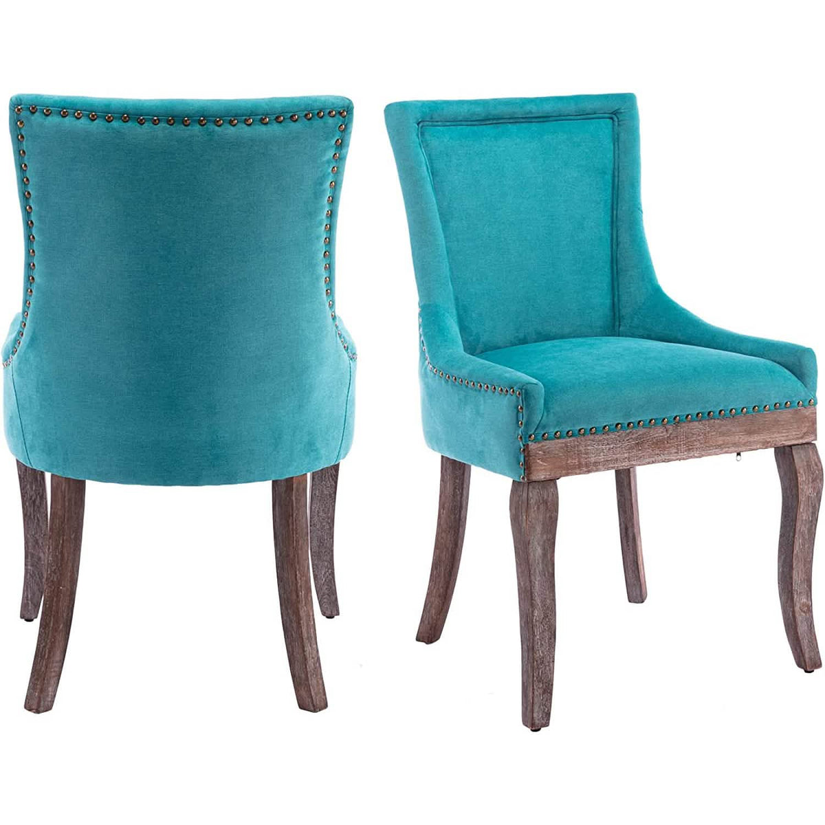 2-Pack: Fabric Upholstered Side Chairs Set - A-1 Thread Vault