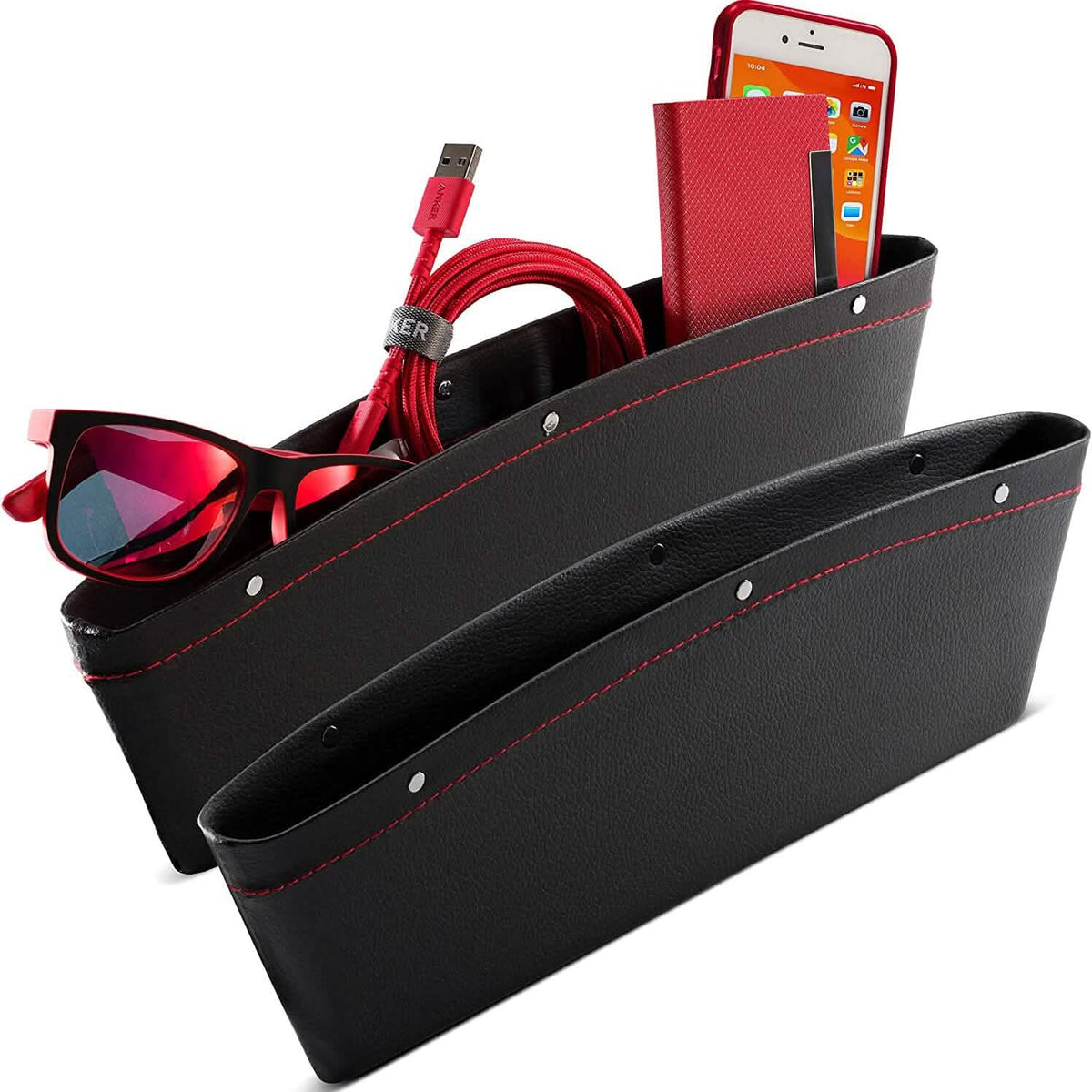 2-Pack: Gap Filler Car Seat Organizer - A-1 Thread Vault
