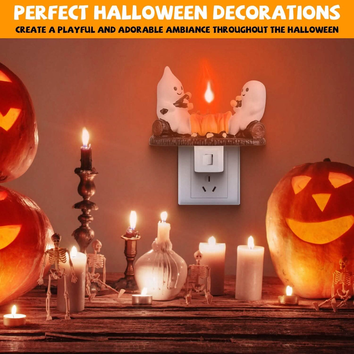 2-Pack: Ghost Campfire Flickering Flame Night - A-1 Thread Vault