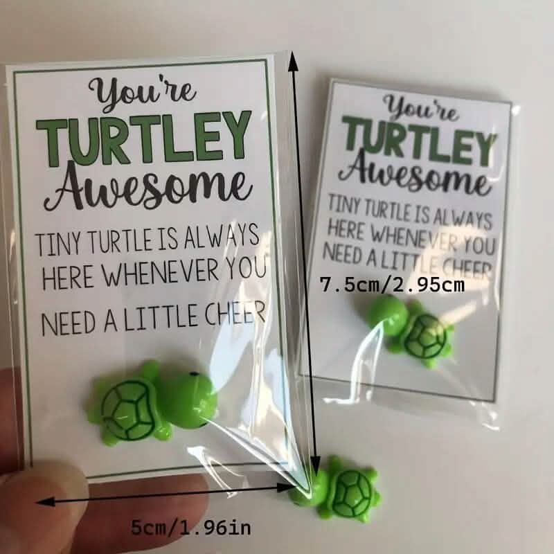 2-Pack: Green Tiny Turtle Good Luck Charm - A-1 Thread Vault