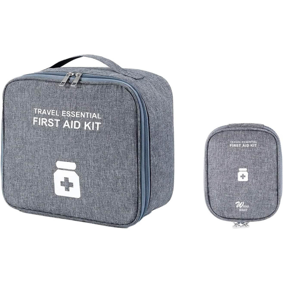 2-Pack: Household Medical Storage Bag with Outdoor Camping First Aid Kit Pill Case - A-1 Thread Vault