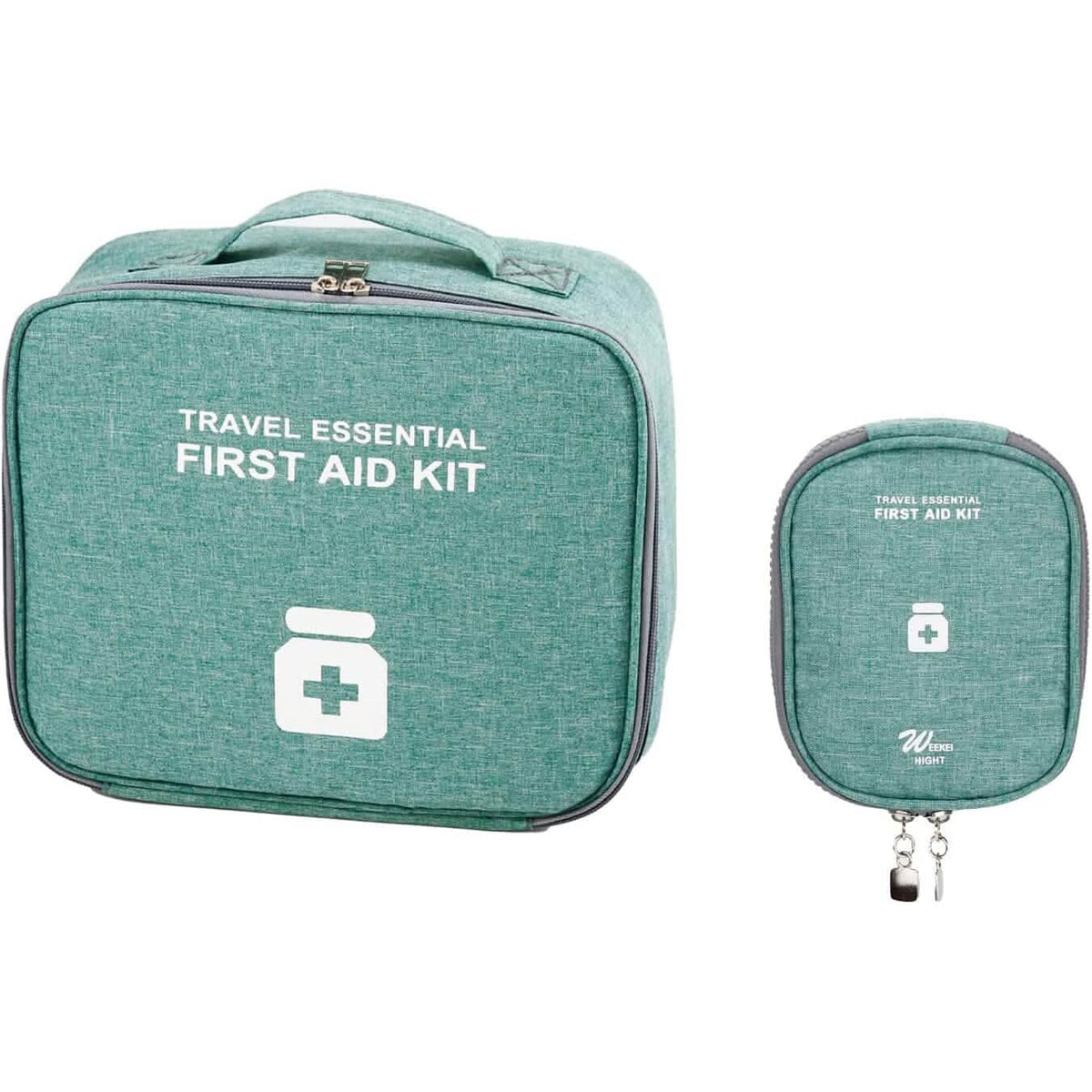 2-Pack: Household Medical Storage Bag with Outdoor Camping First Aid Kit Pill Case - A-1 Thread Vault
