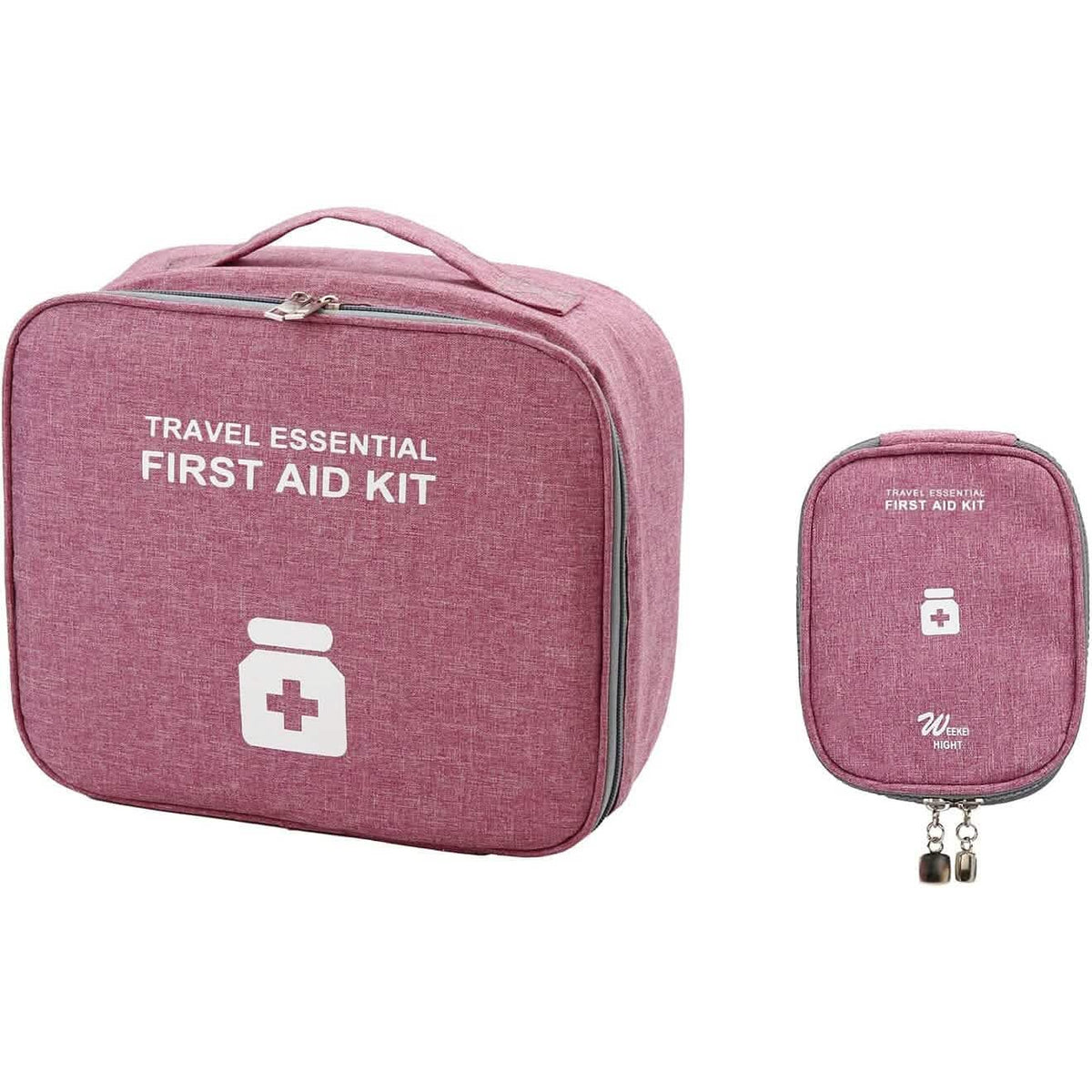 2-Pack: Household Medical Storage Bag with Outdoor Camping First Aid Kit Pill Case - A-1 Thread Vault