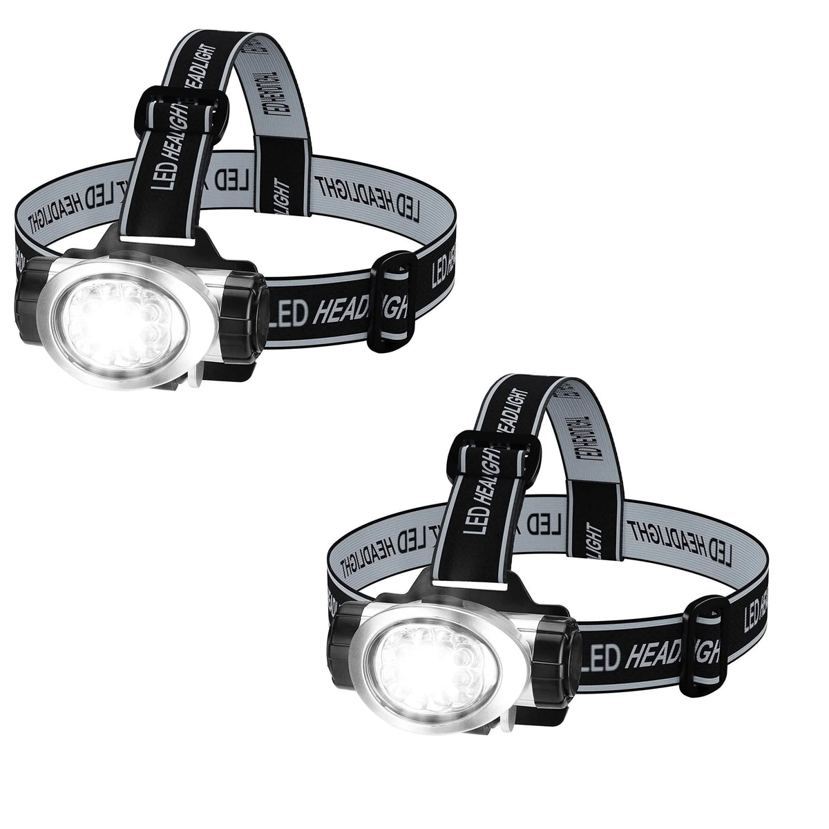 2-Pack: LED Headlamp with 4 Mode Settings - A-1 Thread Vault