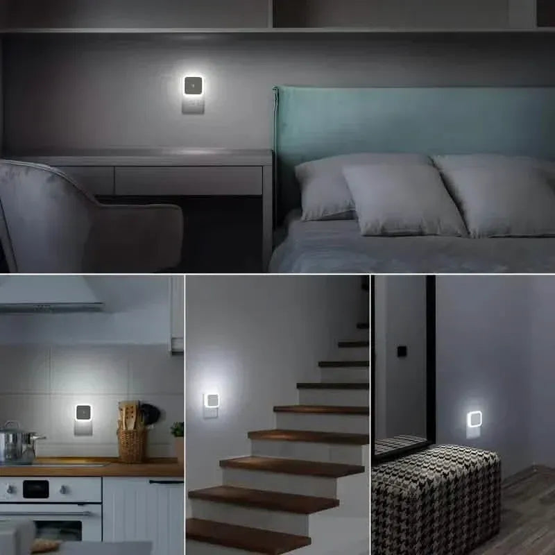 2-Pack: LED Night Light, Plug-in Wall Sconce with Auto Dusk to Dawn Sensor - A-1 Thread Vault