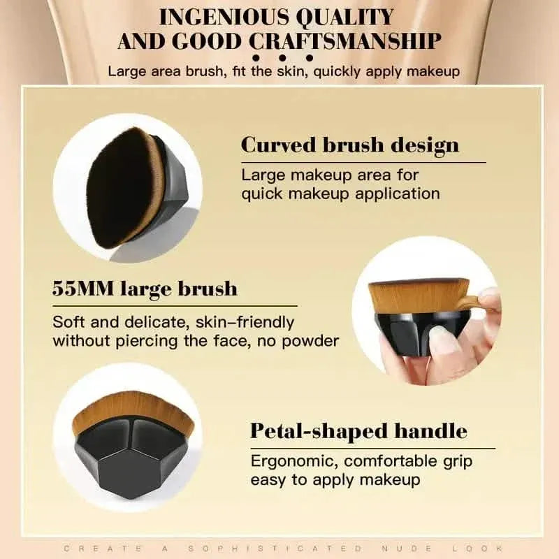 2-Pack: Liquid Foundation Makeup Brushes - A-1 Thread Vault