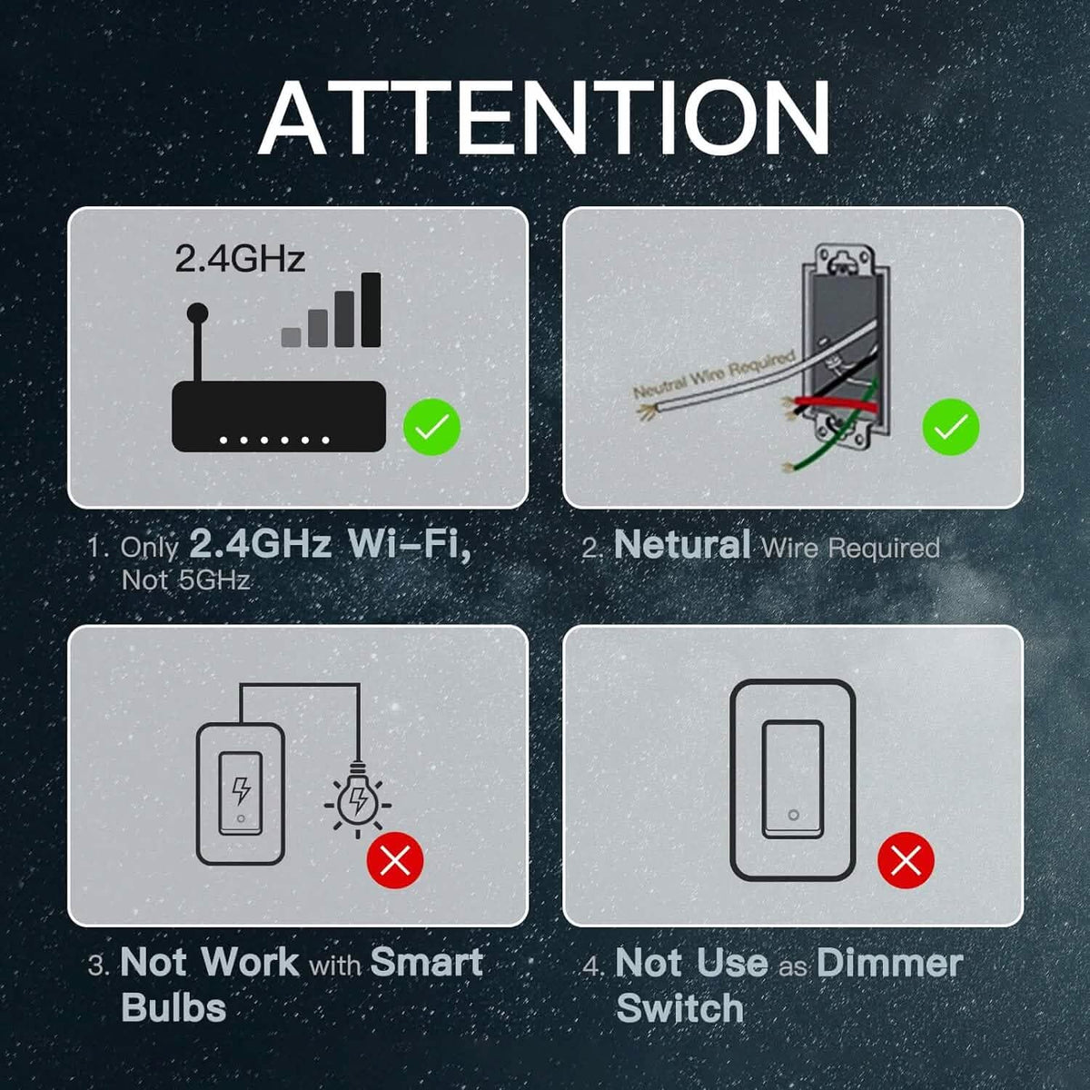 2-Pack: MOES 3 Way Smart Light Switch 2nd Generation (Refurbished) - A-1 Thread Vault
