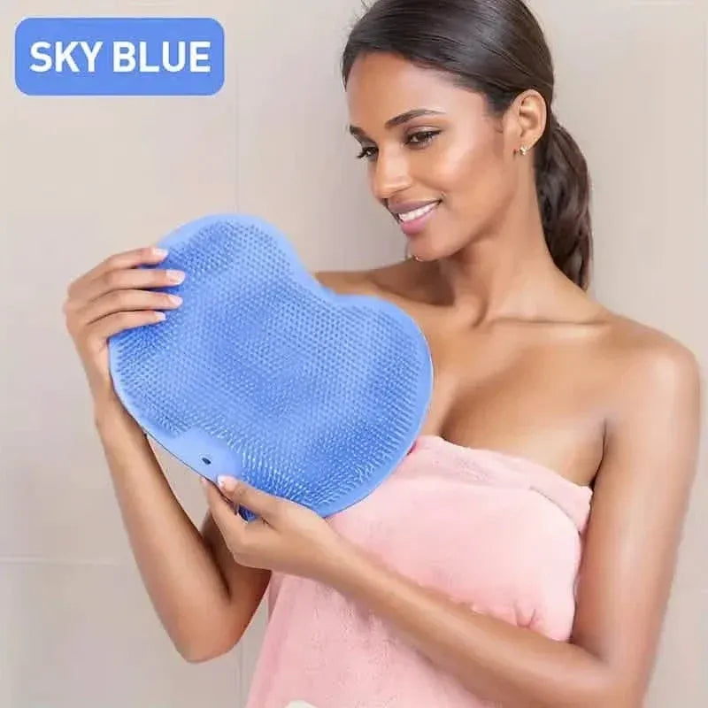 2-Pack: Non-Slip Foot & Back Scrubber with Exfoliating Cushion - A-1 Thread Vault