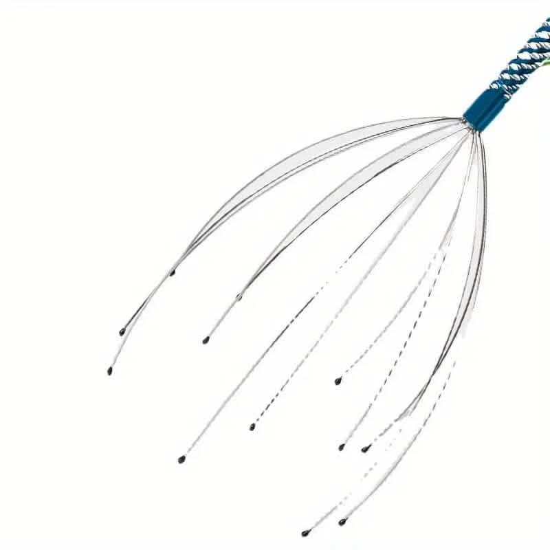 2-Pack: Octopus Head Scalp Relaxation Metal Massager - A-1 Thread Vault