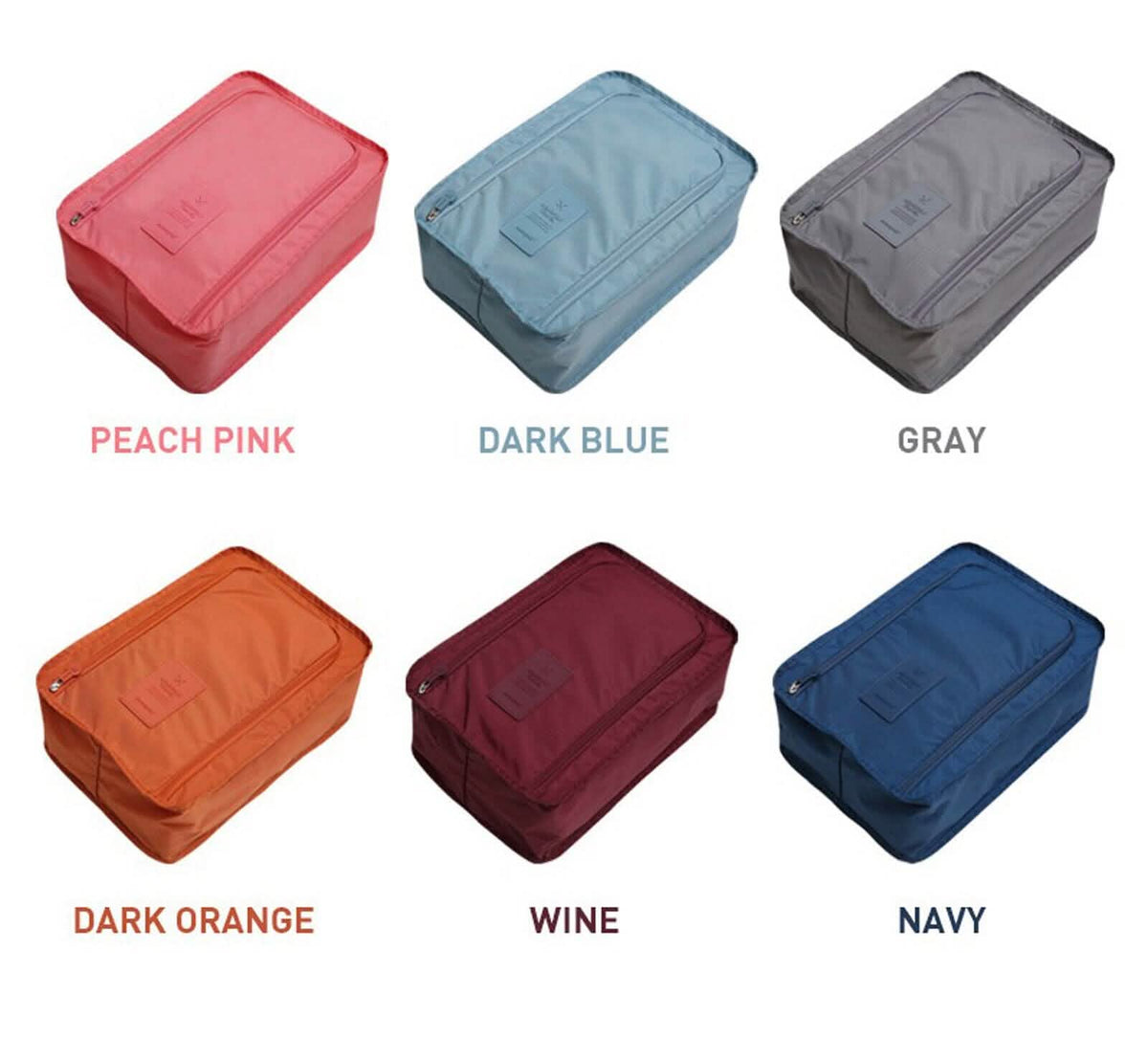 2-Pack: Portable Waterproof Travel Shoes Storage Bag - A-1 Thread Vault