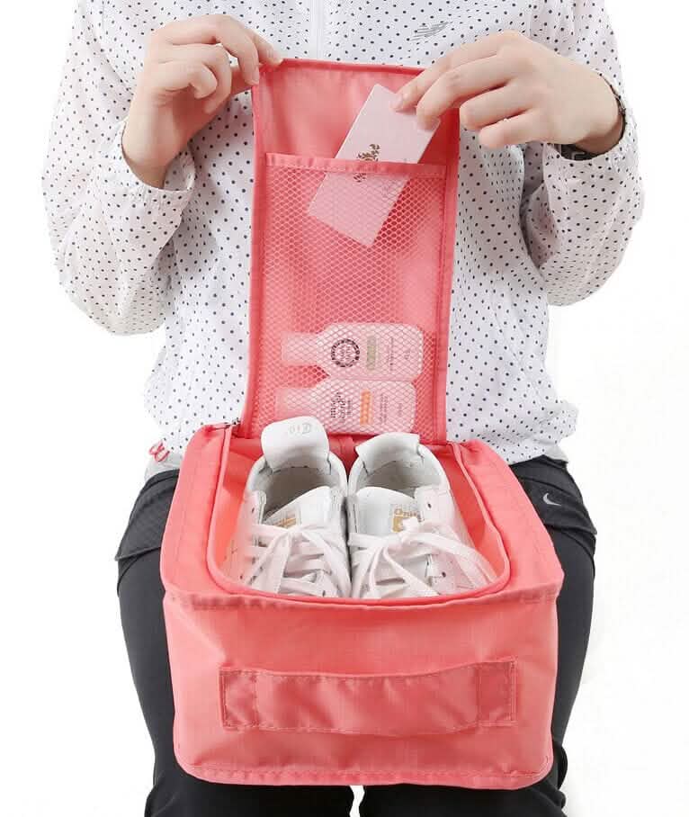 2-Pack: Portable Waterproof Travel Shoes Storage Bag - A-1 Thread Vault