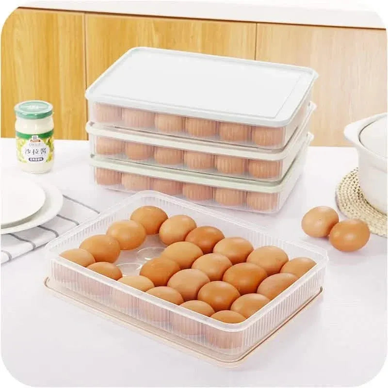 2-Pack: Refrigerator Egg Box Food Preservation - A-1 Thread Vault