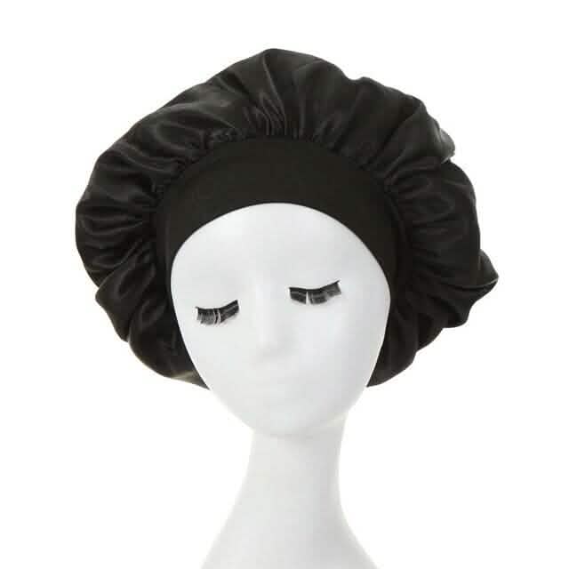 2-Pack: Satin Sleep Bonnet for Curly Hair - A-1 Thread Vault