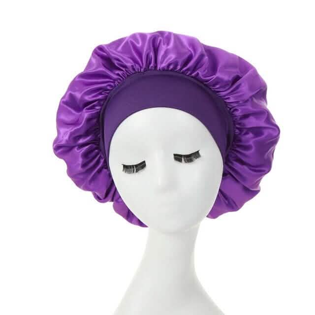 2-Pack: Satin Sleep Bonnet for Curly Hair - A-1 Thread Vault