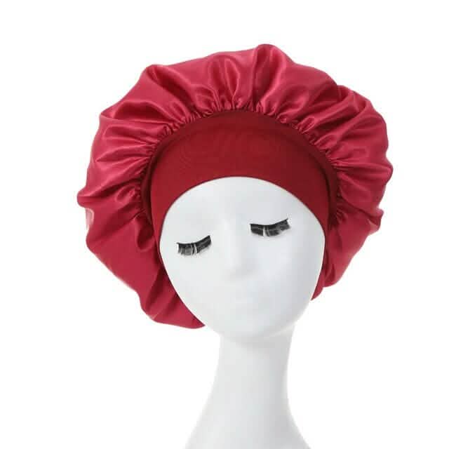 2-Pack: Satin Sleep Bonnet for Curly Hair - A-1 Thread Vault