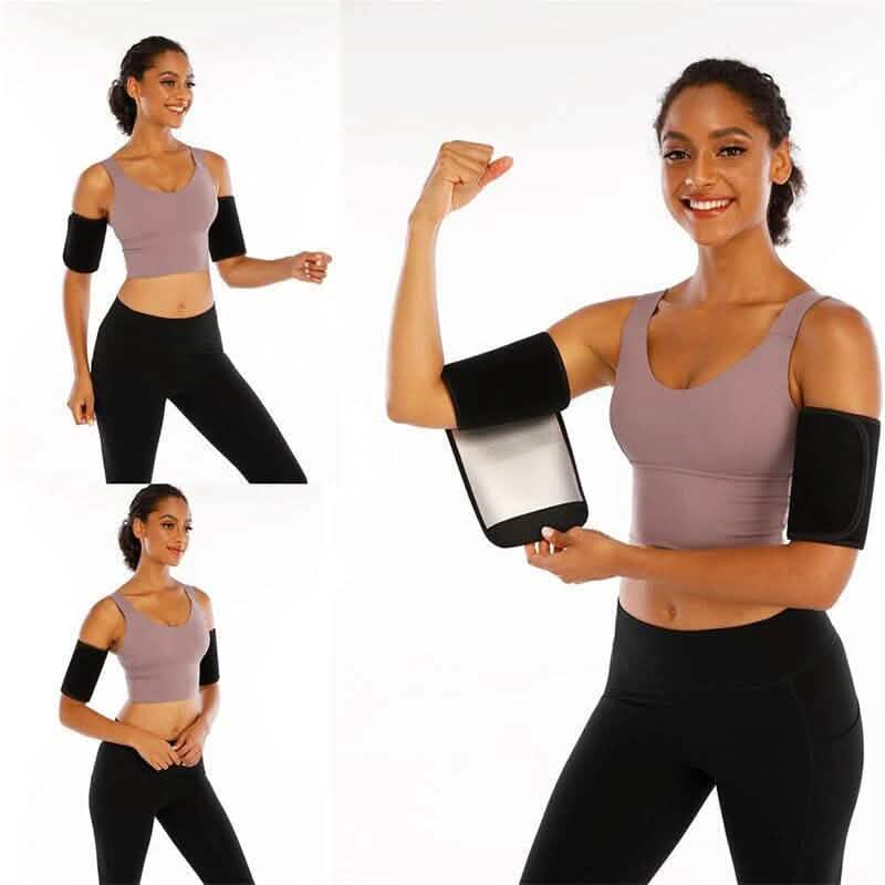 2-Pack: Slim Arm Trimmer Sauna Sweat Band For Women - A-1 Thread Vault