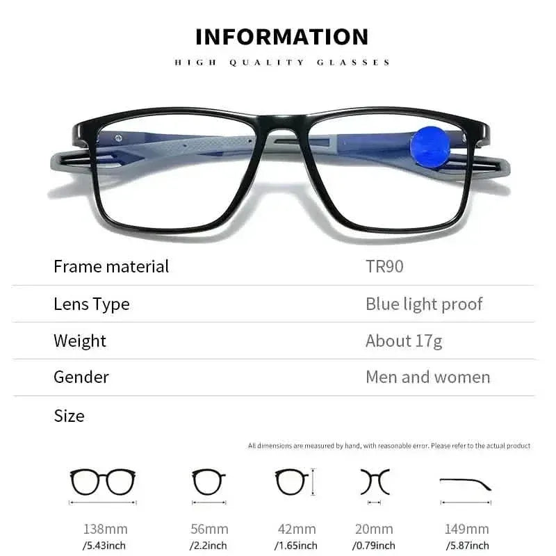 2-Pack: TR90 Sport Reading Glasses - A-1 Thread Vault