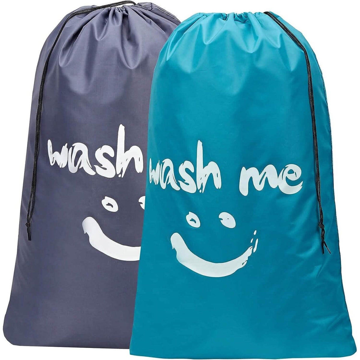 2-Pack: Wash Me Travel Laundry Bag, Machine Washable Dirty Clothes Organizer - A-1 Thread Vault