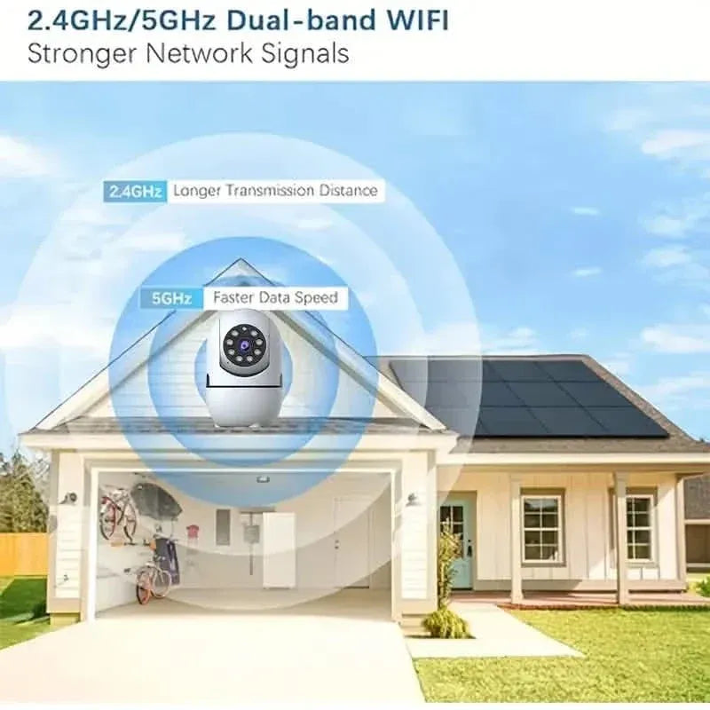 2-Pack: Wireless Security Cameras – 355° Rotation, Night Vision, Motion Detection, Two-Way Audio - A-1 Thread Vault
