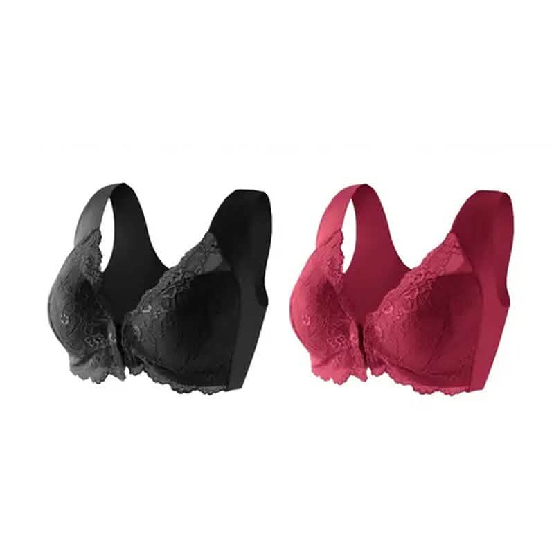 2-Pack: Women's Front Closure Bras - A-1 Thread Vault