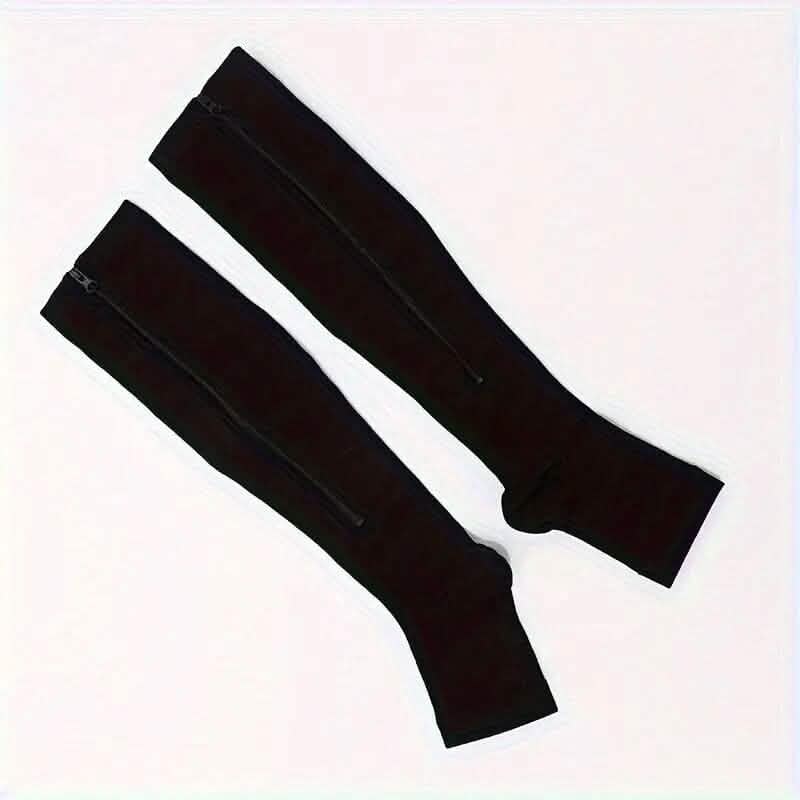 2-Pairs: Women's Open Toe Sports Compression Socks - A-1 Thread Vault