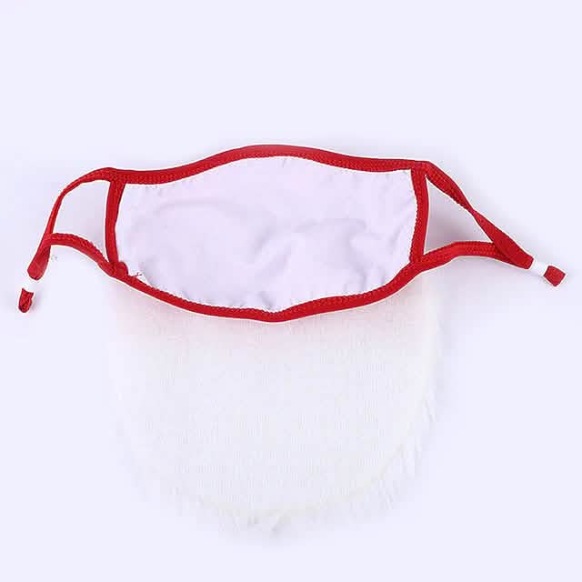 2-Piece: Adult Funny Cosplay Santa Claus Mask Face - A-1 Thread Vault