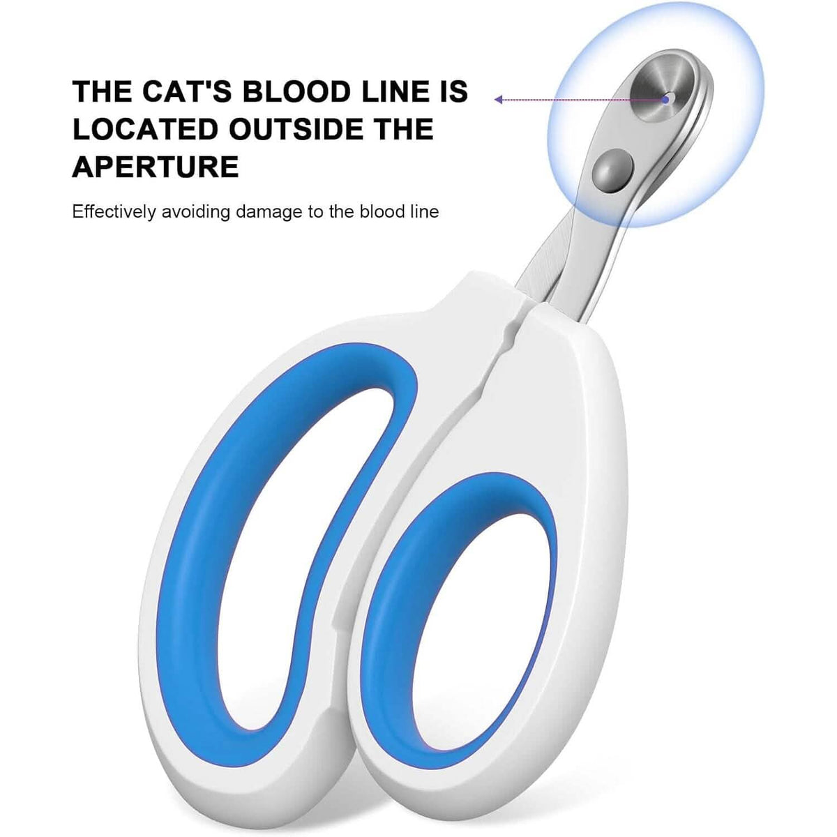 2-Piece: Easy-Grip Stainless Steel Cat Nail Clippers - A-1 Thread Vault
