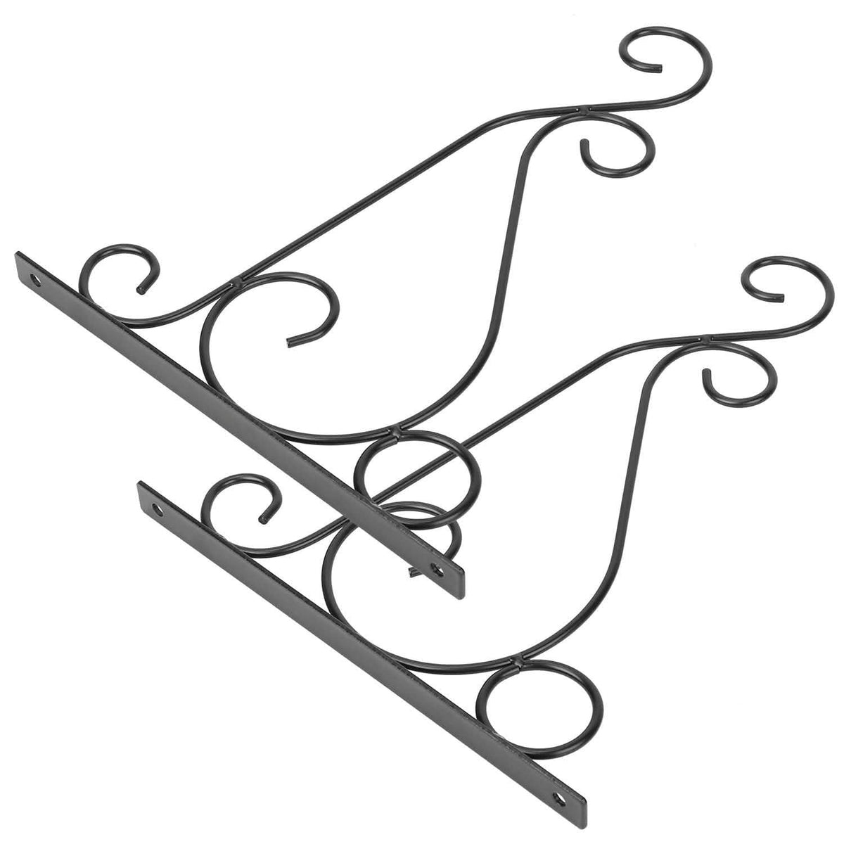 2-Piece: Iron Plant Hanging Bracket Plant Hanger Wall Hooks - A-1 Thread Vault