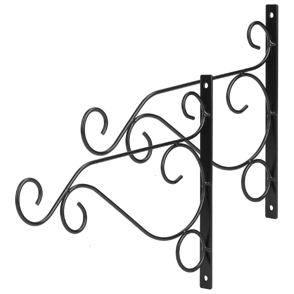 2-Piece: Iron Plant Hanging Bracket Plant Hanger Wall Hooks - A-1 Thread Vault