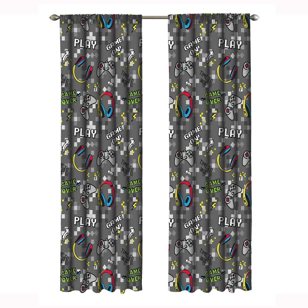 2-Piece Set: Kidz Mix Game on Glow-in-the-Dark Window Panel Pair - A-1 Thread Vault