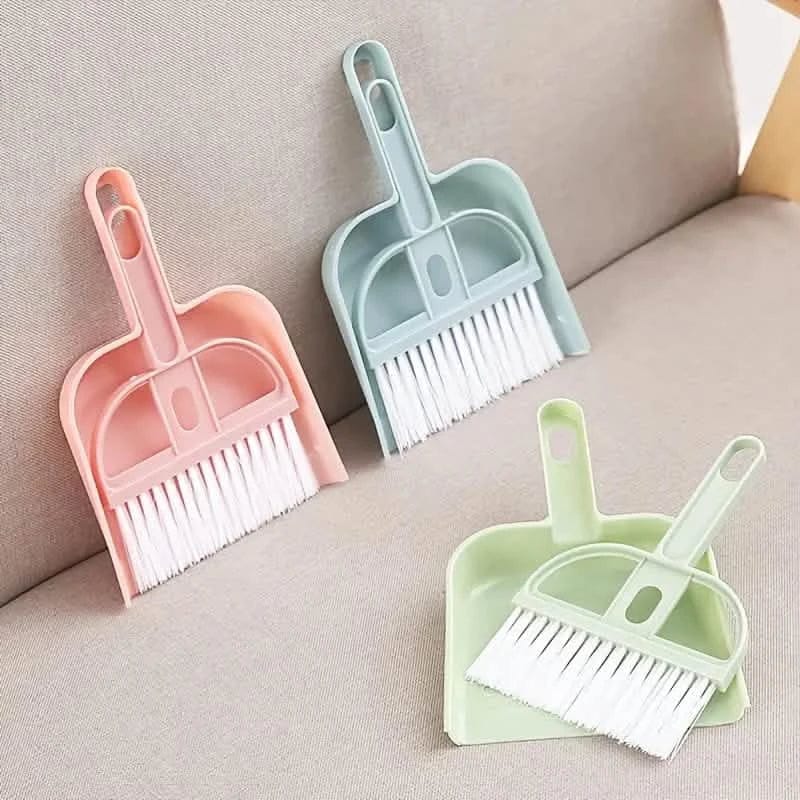 2-Piece Set: Mini Cleaning Dustpan And Brush Set - A-1 Thread Vault