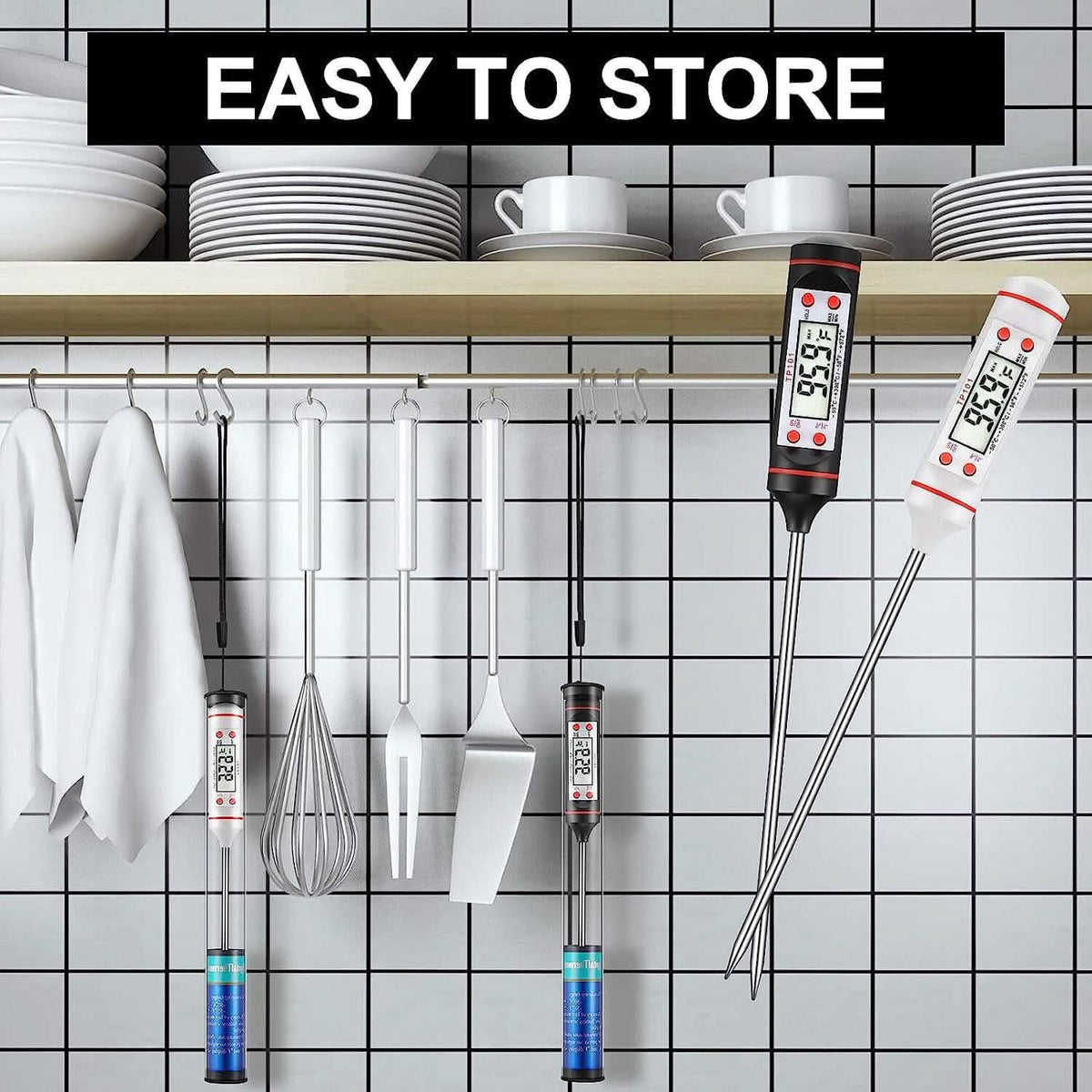 2-Piece Set: Multi-functional Thermometer Pen with High Accuracy and Instant Read - A-1 Thread Vault