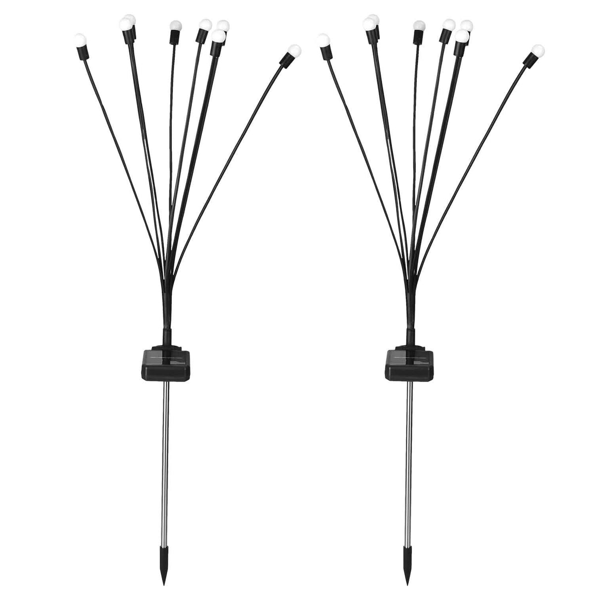 2-Piece: Solar Firefly Lights Swaying Decorative Pathway Lamp - A-1 Thread Vault