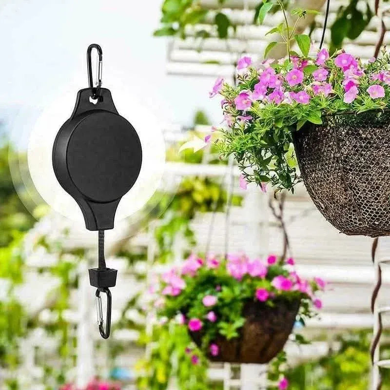 2-Piece: Telescopic Lifting Hooks for Garden Pots - A-1 Thread Vault