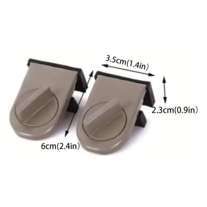2-Pieces: Aluminium Alloy Sliding Door and Window Locks - A-1 Thread Vault