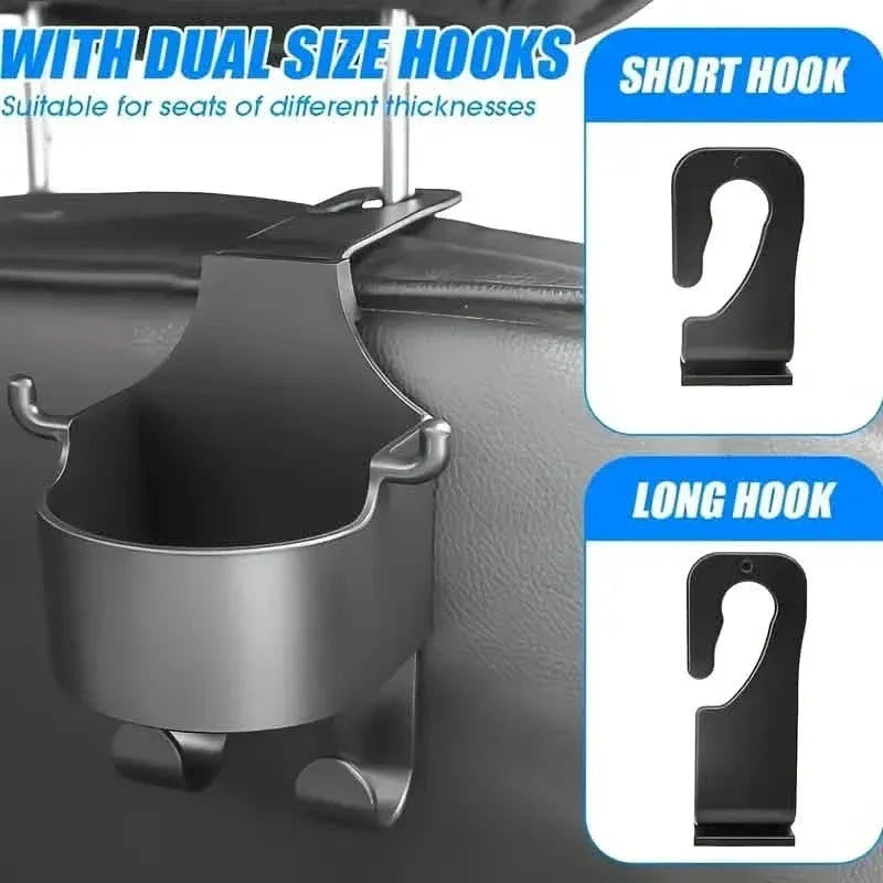 2-Pieces: Multifunctional Car Seat Back Hooks - A-1 Thread Vault