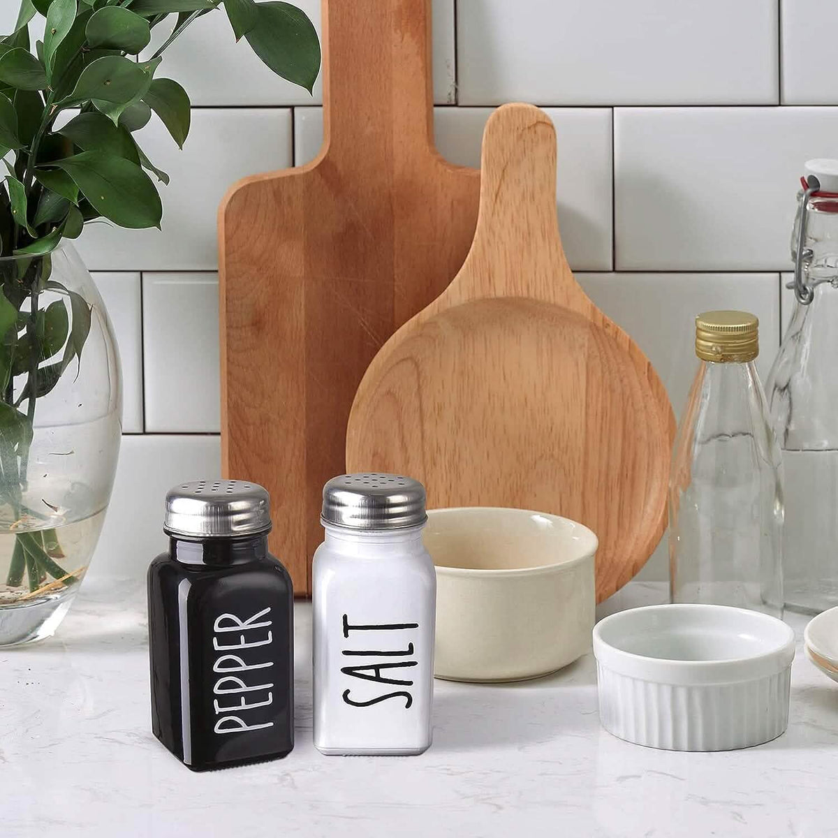 2-Pieces Set: Salt and Pepper Shakers Set - A-1 Thread Vault