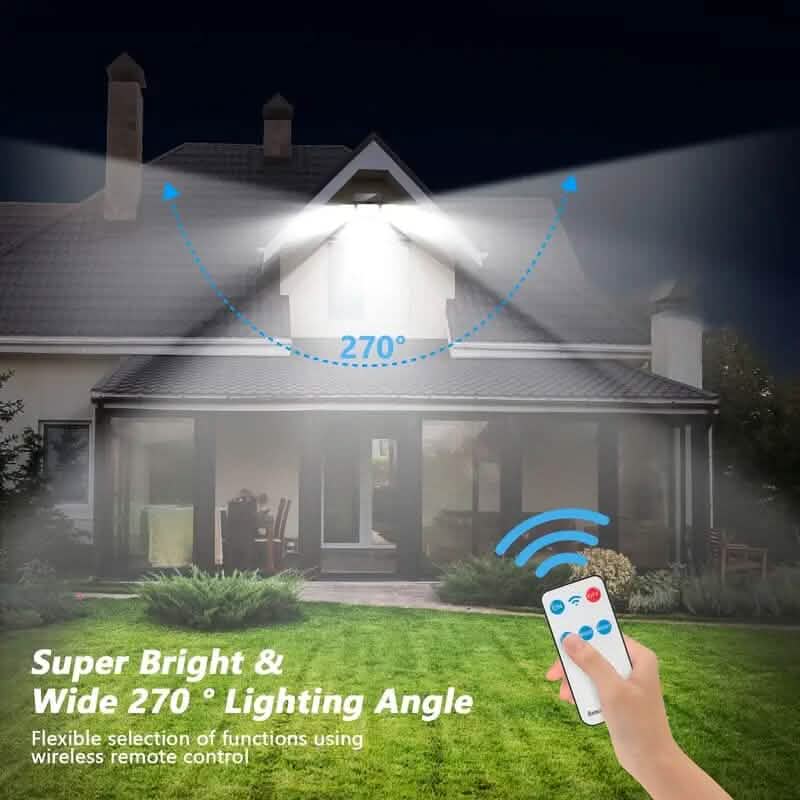 2-Pieces Set: Super Bright Solar Motion Sensor Outdoor Light - A-1 Thread Vault