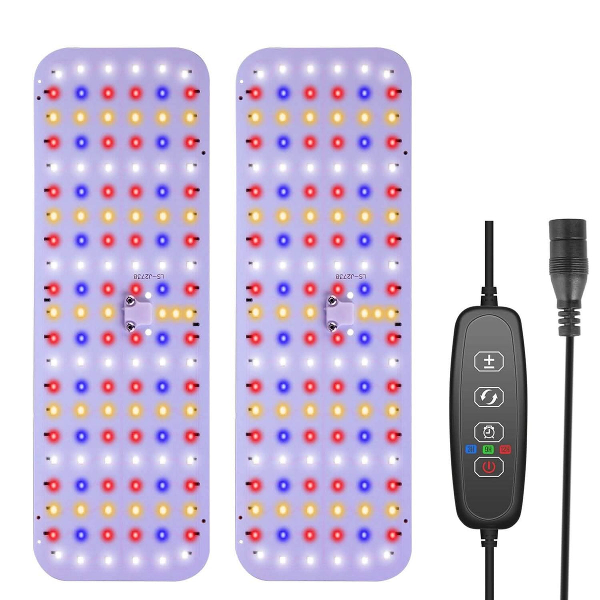 2-Pieces: Ultra-Thin LED Grow Lights for Indoor Plants with 126 LEDs - A-1 Thread Vault